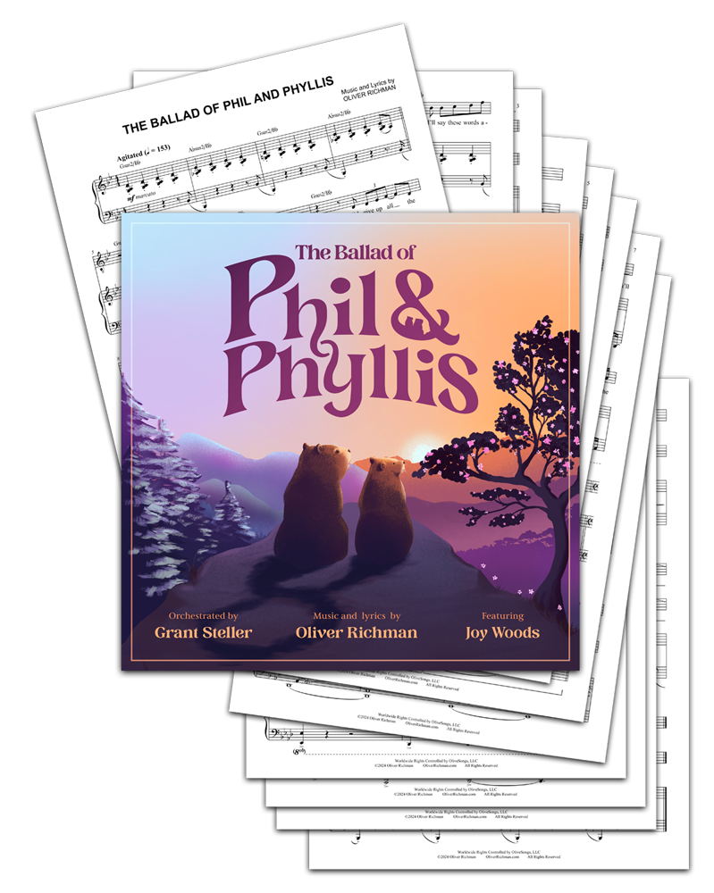 Official Sheet Music for "The Ballad of Phil & Phyllis"